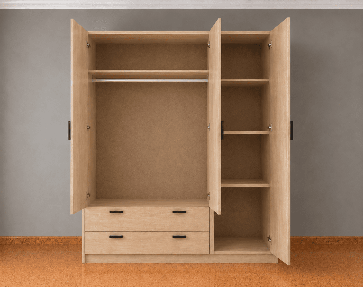 Eco 3-Door Wardrobe