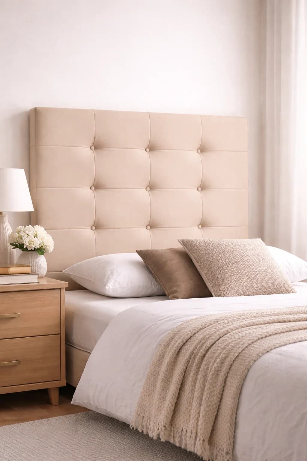 Rania Faux Leather Headboard