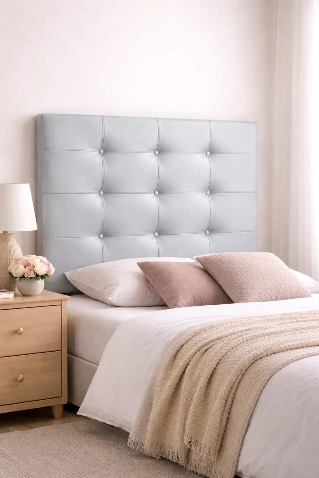 Rania Faux Leather Headboard