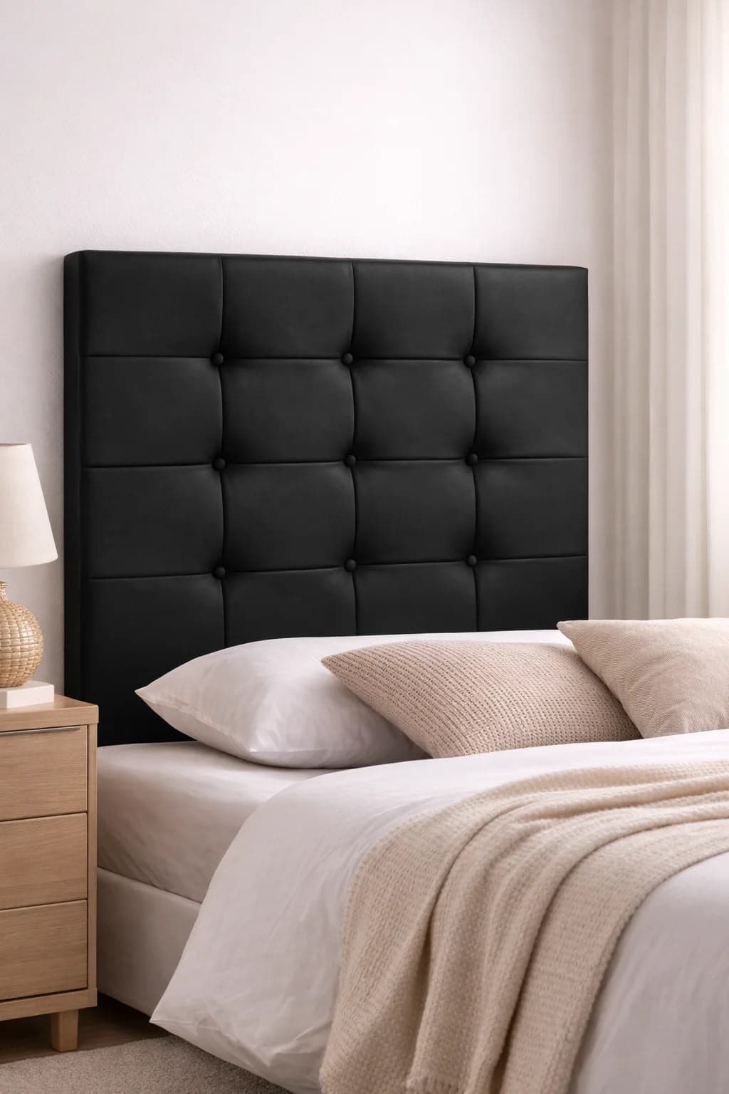 Rania Faux Leather Headboard