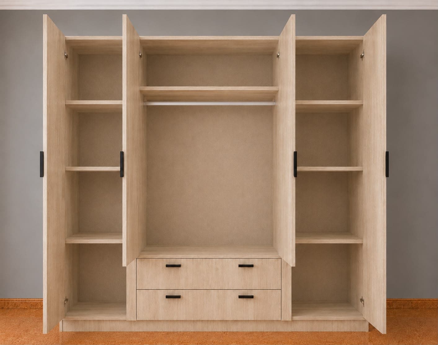 Armario Eco 4 Puertas 200×200×52
