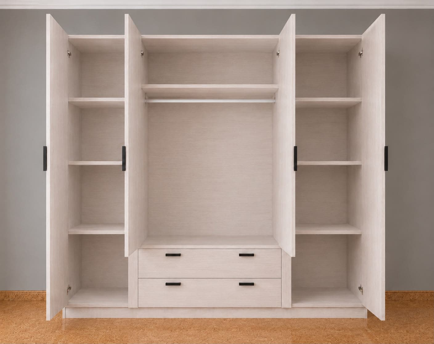 Armario Eco 4 Puertas 200×200×52
