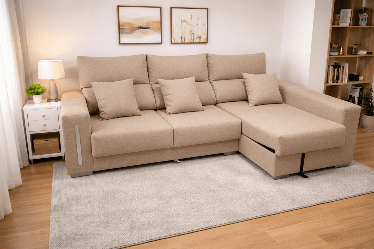 Oscar Sofa with Chaise Longue