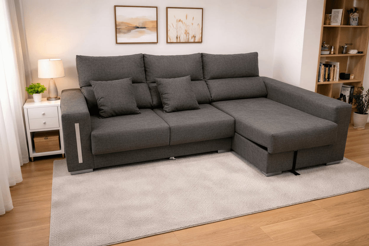 Oscar Sofa with Chaise Longue