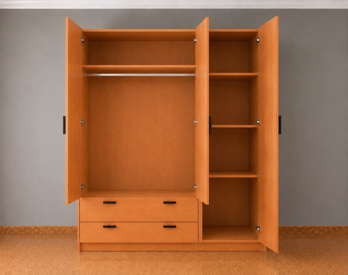Eco 3-Door Wardrobe