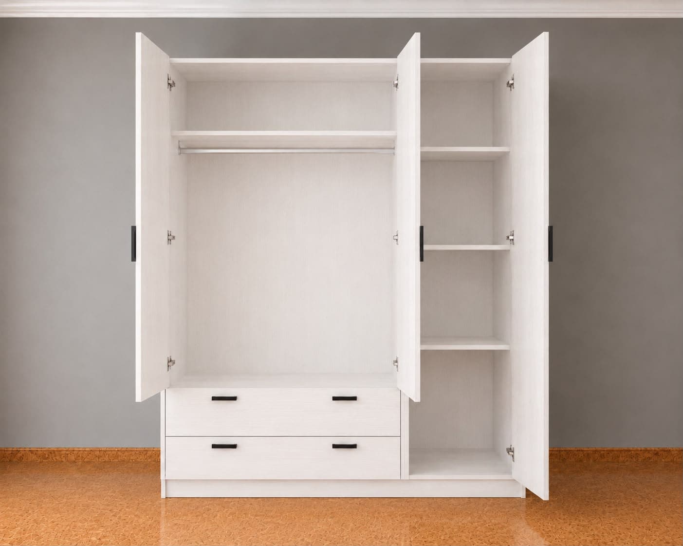 Eco 3-Door Wardrobe
