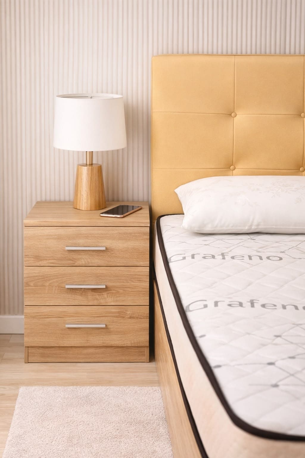 Eco 3-Drawer Nightstand