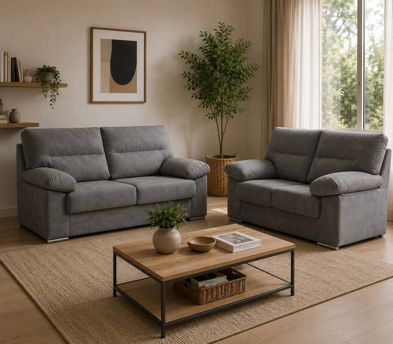 Verona corner sofa in charcoal